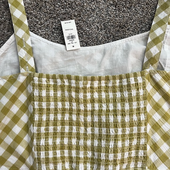 Aerie NWT Gingham Cropped Tank - Picture 7 of 7